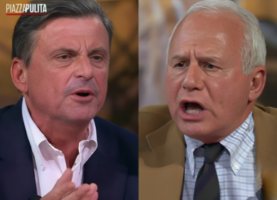 “Siete entusiasti della guerra”, “si vergogni, non si permetta!”, scontro Tarquinio-Calenda