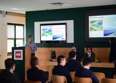 Una delegazione cinese in visita al depuratore di MM