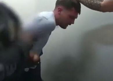 Falcinelli, gli sfottò della polizia Usa: “Marcirai dentro, non hai diritti”