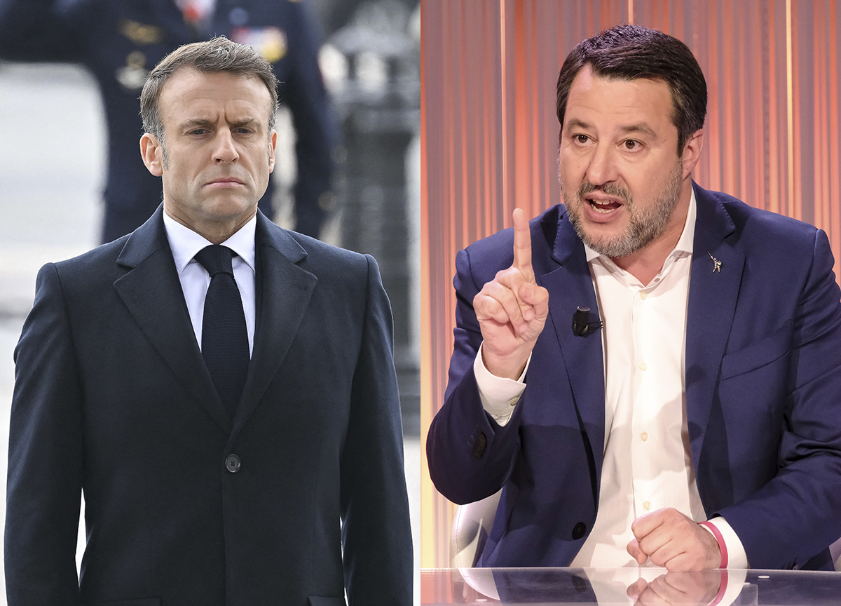 Soldati in Ucraina, Salvini: “Macron si faccia curare”. FdI prende le distanze Soldati in Ucraina, Salvini: “Macron si faccia curare”. FdI prende le distanze