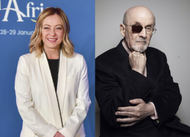 Salone del libro, Rushdie: “Meloni deve crescere ed essere meno infantile”