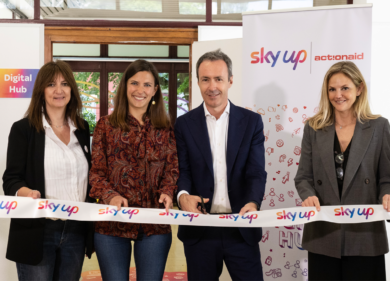 Sky e ActionAid: apre a Milano il quarto Sky Up Digital Hub