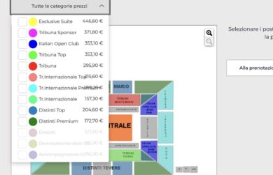 Internazionali d’Italia, “tennis per ricchi”; caro ticket, protesta Codacons
