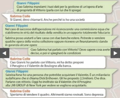 Quadro rubato, si mette male per Sgarbi: tela portata di nascosto a Montecarlo