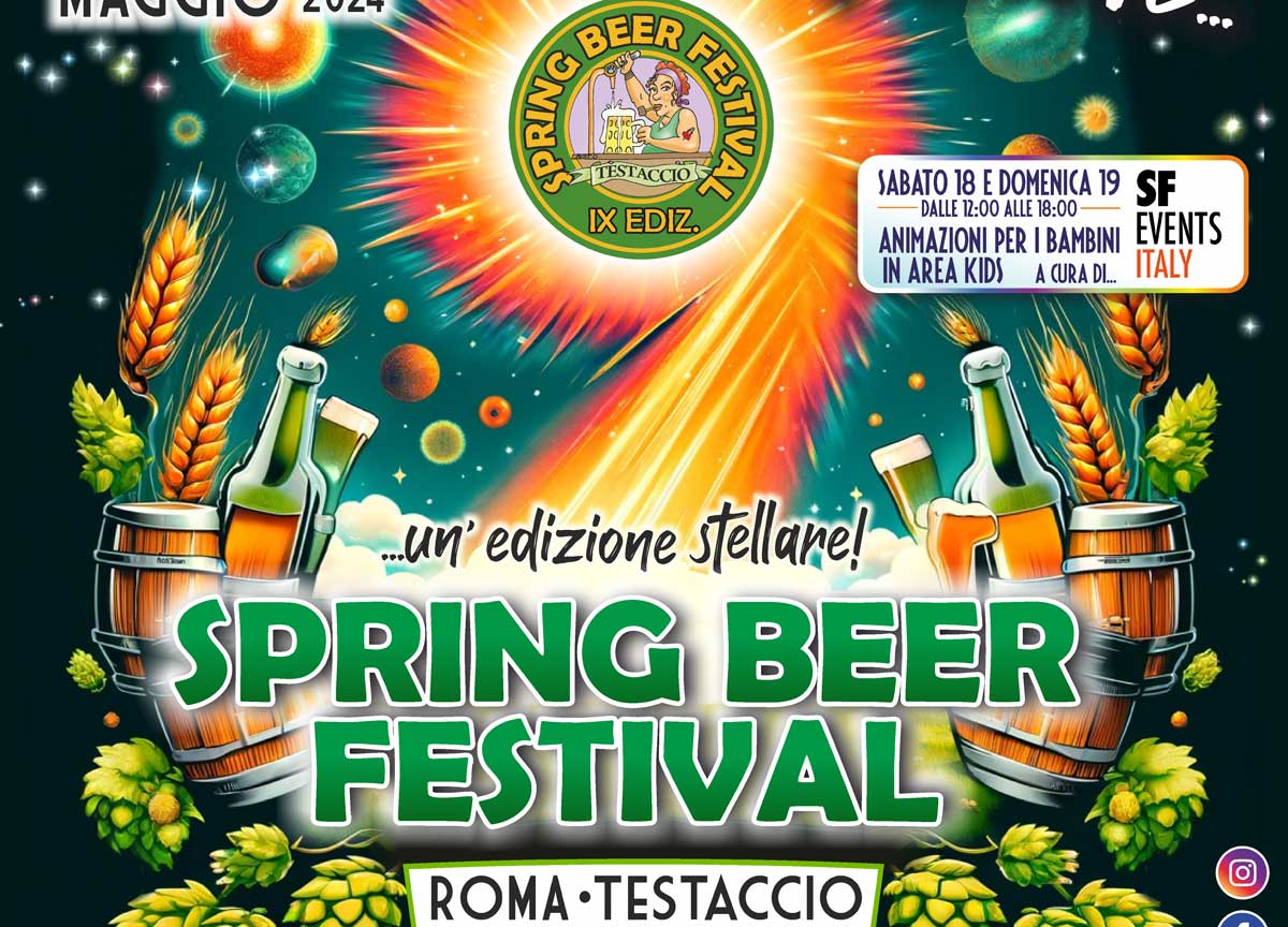 Testaccio a tutta birra, dal 16 al 19 maggio arriva lo Spring Beer Festival Testaccio a tutta birra, dal 16 al 19 maggio arriva lo Spring Beer Festival