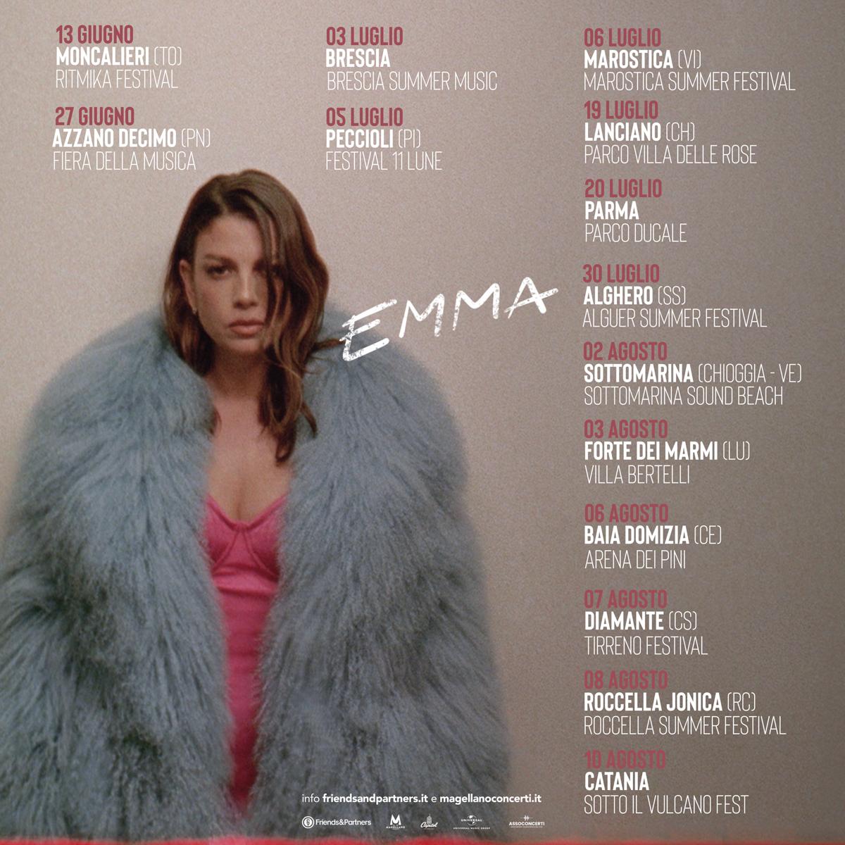Emma tour date Emma tour date
