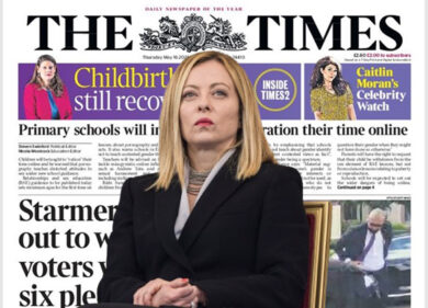 Il Times contro le riforme di Meloni: “Il premierato riecheggia Mussolini”