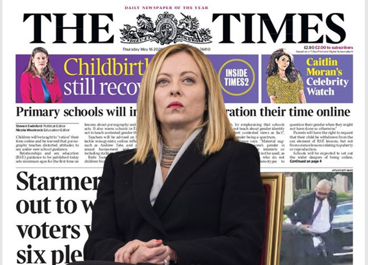Il Times contro le riforme di Meloni: “Il premierato riecheggia Mussolini” Il Times contro le riforme di Meloni: “Il premierato riecheggia Mussolini”