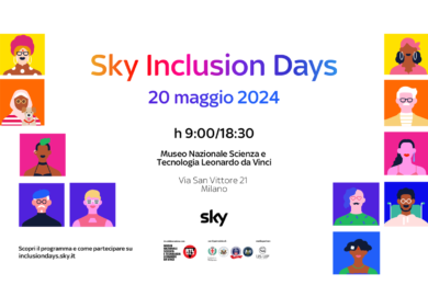 Sky: nuovi ospiti annunciati per #SkyInclusionDays