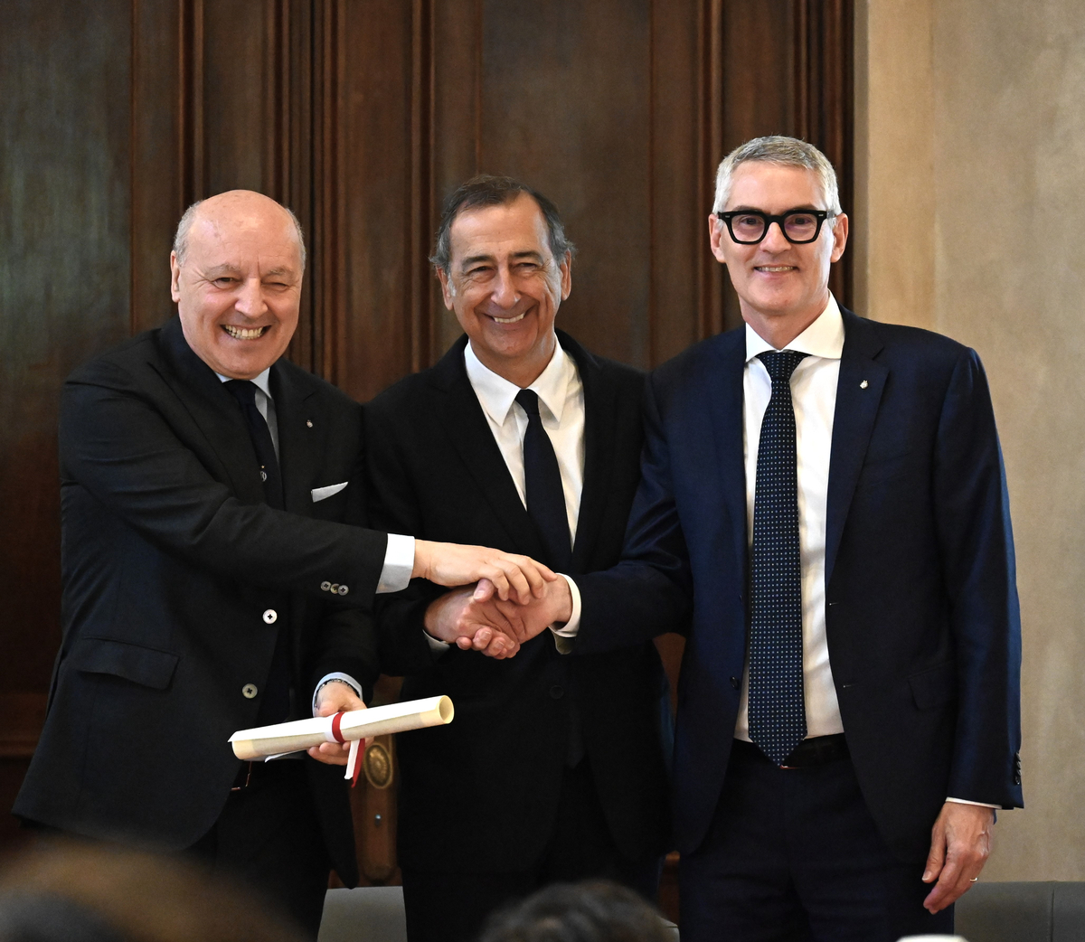 Milano: Ambrogino d’oro all’Inter per la seconda stella. FOTO