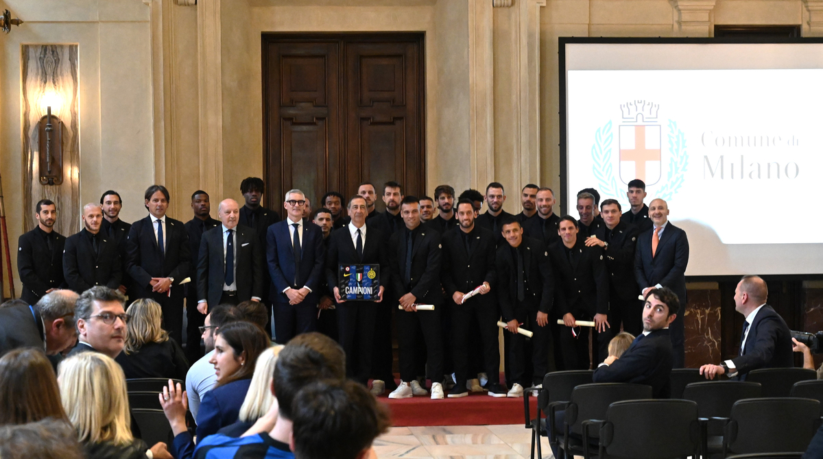 Ambrogino d’Oro all’Inter per lo scudetto e seconda stella.