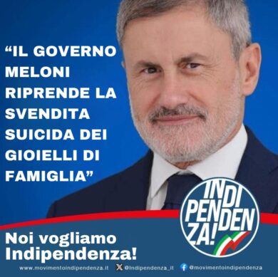 “Il governo Meloni riprende la svendita suicida dei gioielli di famiglia”