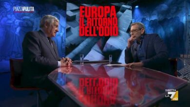 Tajani: “Alcune posizioni di Afd mi fanno schifo”. Formigli: “Lo dica a…”