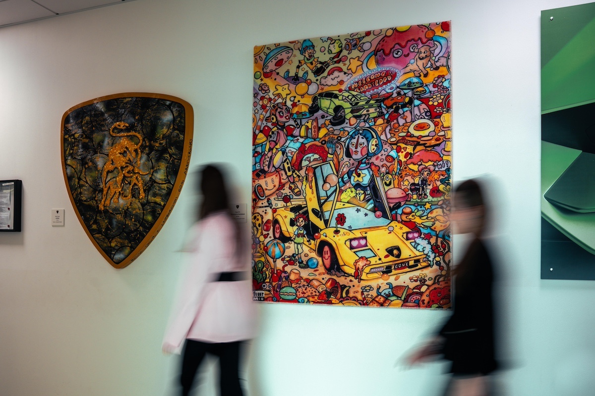Lamborghini inaugura l’esposizione d’arte “Dreamaway”