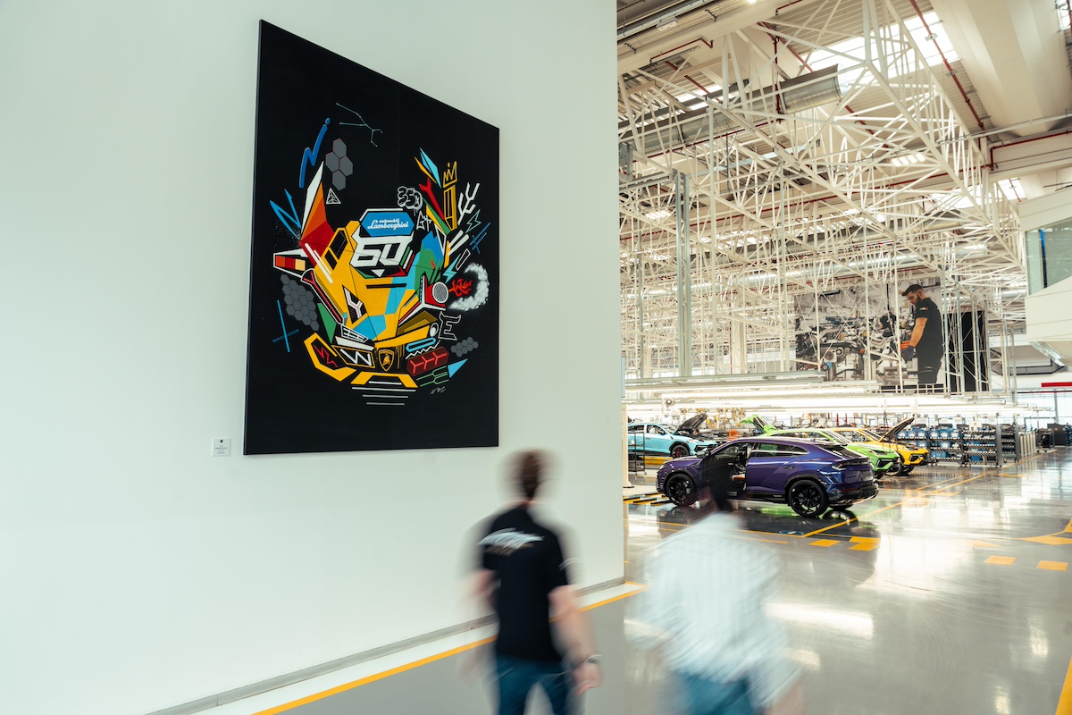 Lamborghini inaugura l’esposizione d’arte “Dreamaway”
