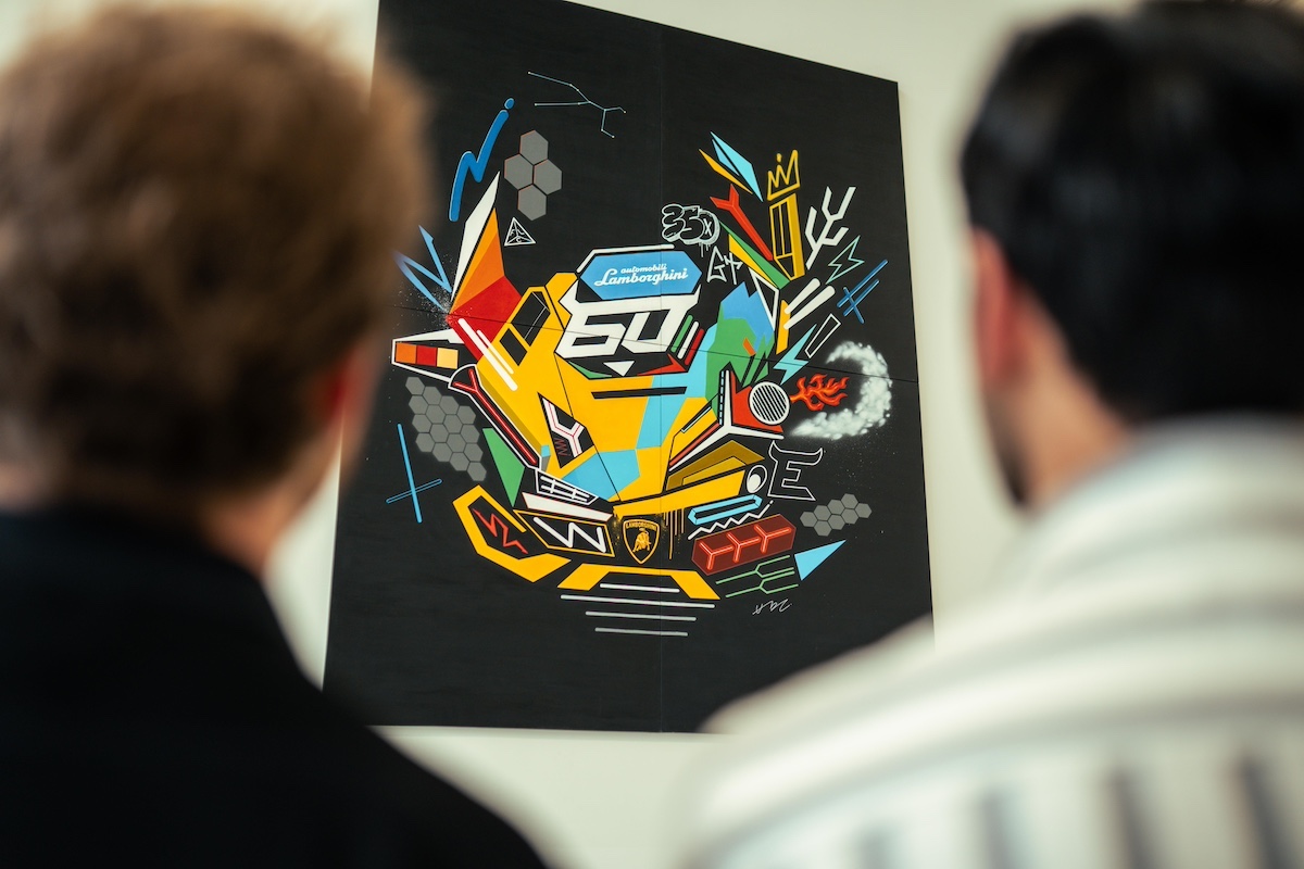 Lamborghini inaugura l’esposizione d’arte “Dreamaway”