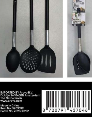 Utensili cucina, richiamato set per sostanze chimiche. Ecco qual è il lotto