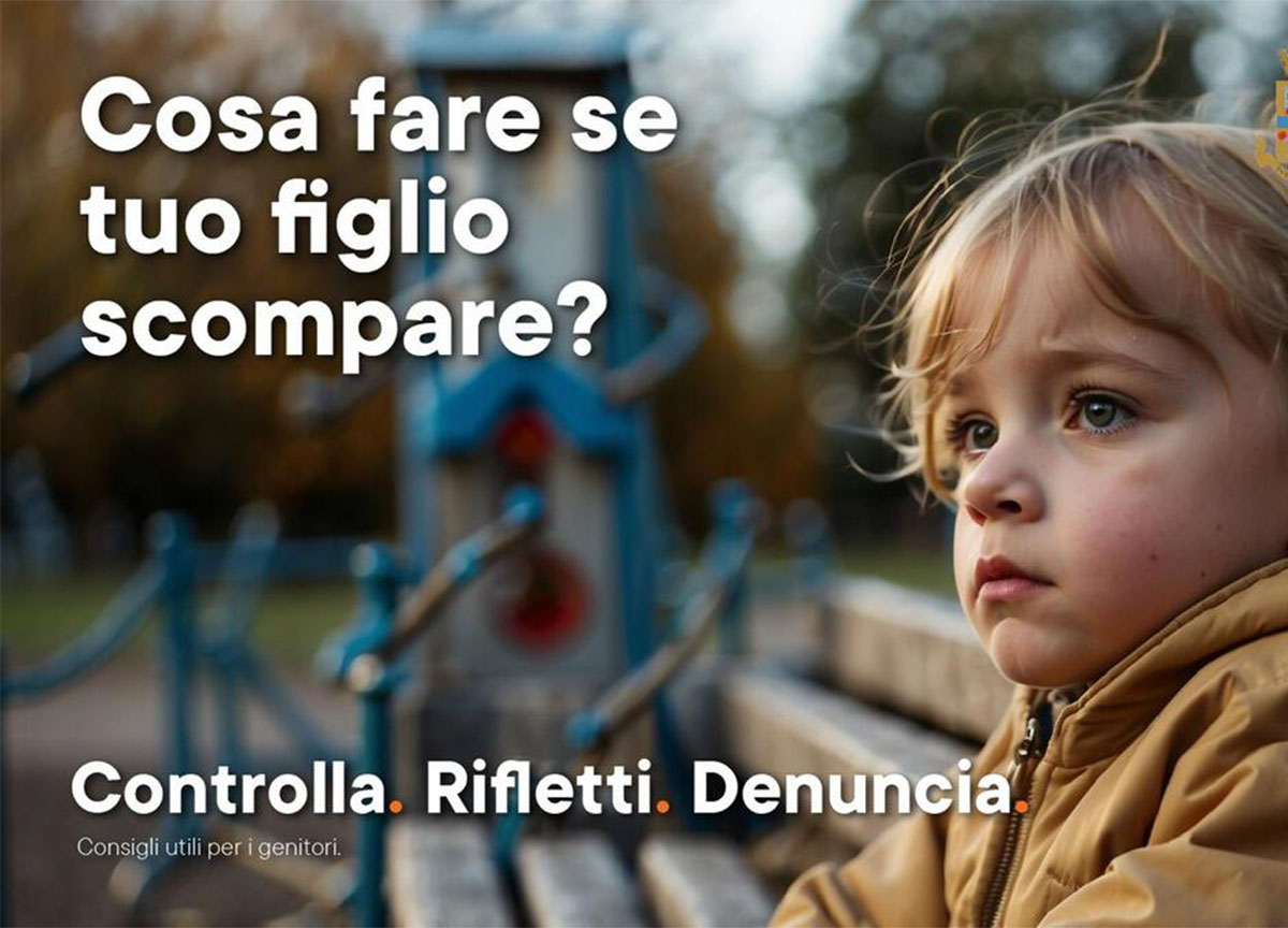Galleria foto 'Bimbi scomparsi, ancora troppi casi: una campagna per prevenire il fenomeno' - foto 1
