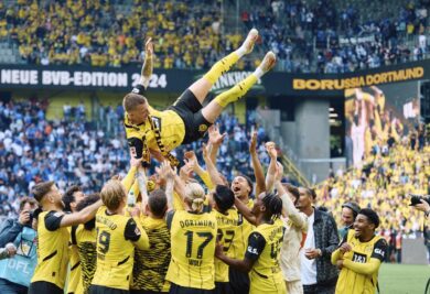 Borussia Dortmund, produttore di armi come sponsor: polemica in Germania