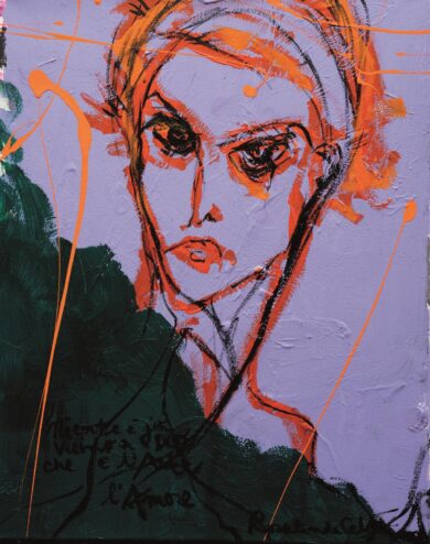 Rosalinda Celentano in mostra con una selezione di dipinti, disegni e sculture