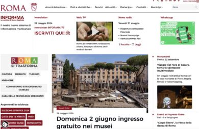 Web rivoluzione al Comune di Roma: il portale cambia volto ed è più rapido