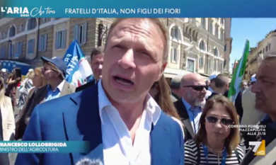 Lollobrigida: “Non provo l’erba light: se ti devi fare una canna falla bene”