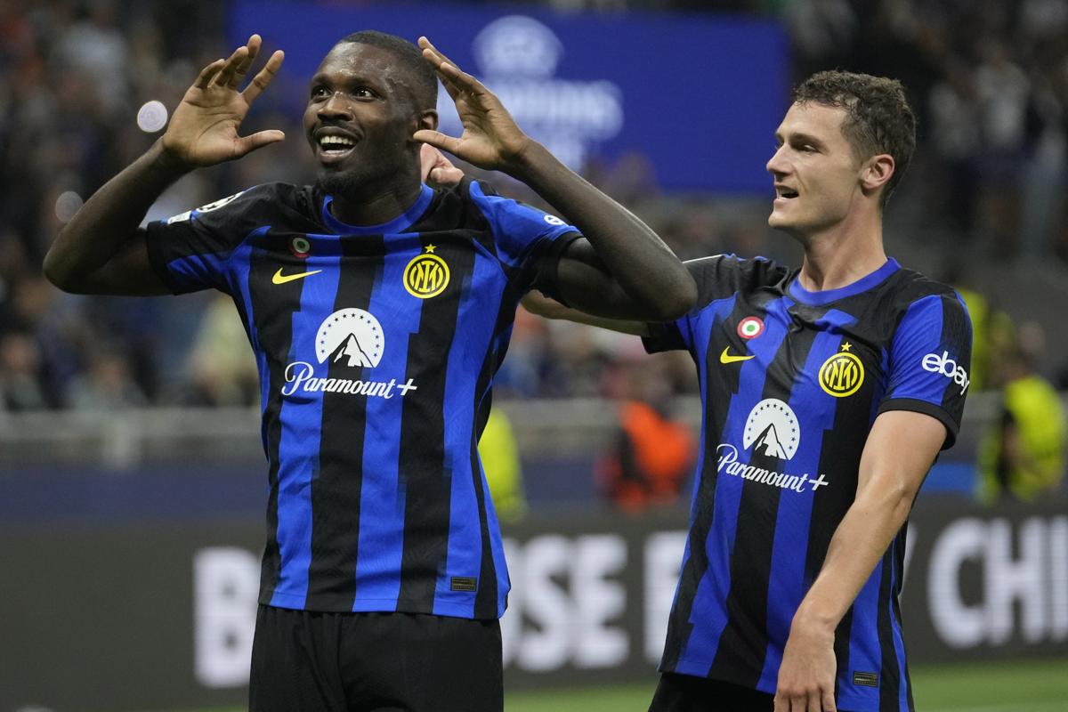 Marcus Thuram Benjamin Pavard Inter