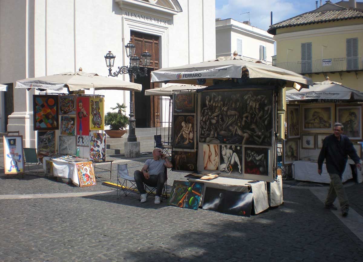 Cento pittori da via Margutta trasloca a Castel Gandolfo: 60 artisti in mostra Cento pittori da via Margutta trasloca a Castel Gandolfo: 60 artisti in mostra