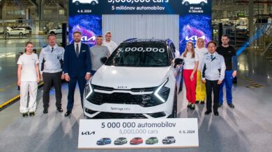 Kia Slovakia festeggia 5 milioni di veicoli prodotti