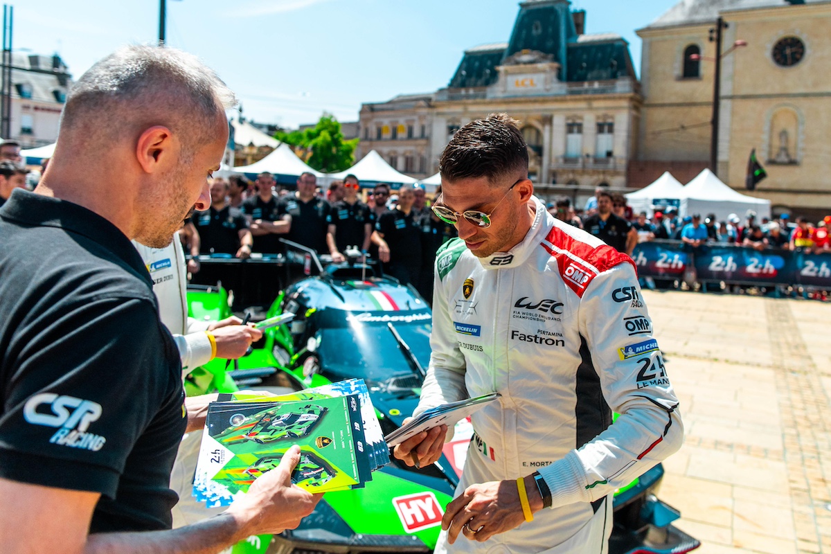 Lamborghini squadra corse debutta alla 24 Ore di Le Mans