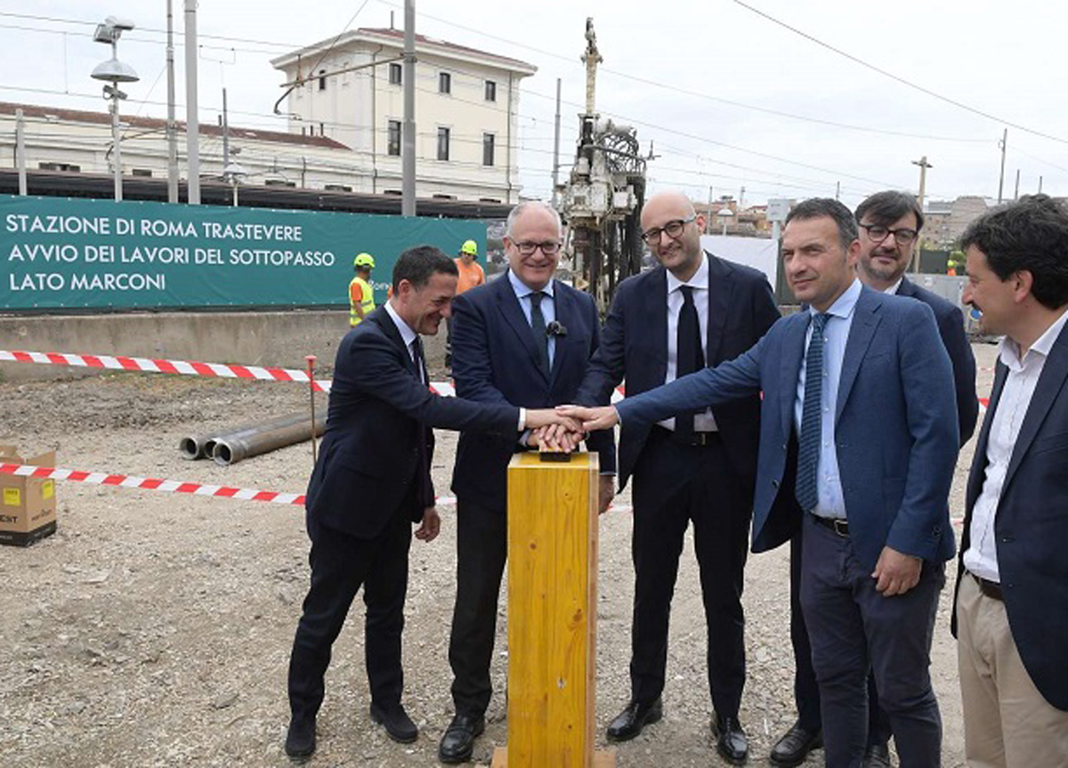 Stazione Trastevere, al via il cantiere lato Marconi: presto un secondo tunnel Stazione Trastevere, al via il cantiere lato Marconi: presto un secondo tunnel