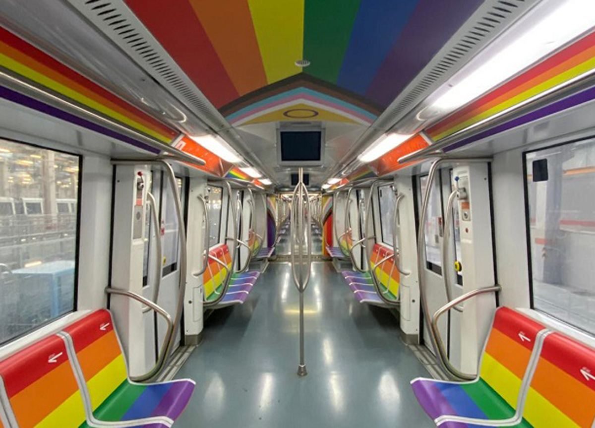 Roma Pride scalda i motori e sale sulla metro: ecco il treno rainbow LGBTQ+