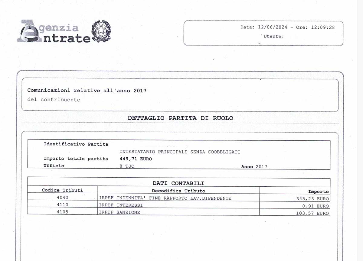 Entrate, cartella pazza a bimbo di 6 anni: ha evaso l’Irpef sulla liquidazione Entrate, cartella pazza a bimbo di 6 anni: ha evaso l’Irpef sulla liquidazione