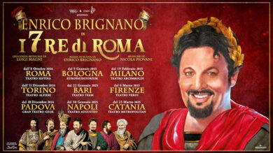 Enrico Brignano: il ritorno a teatro con ‘I 7 Re di Roma’ (date, città e info)