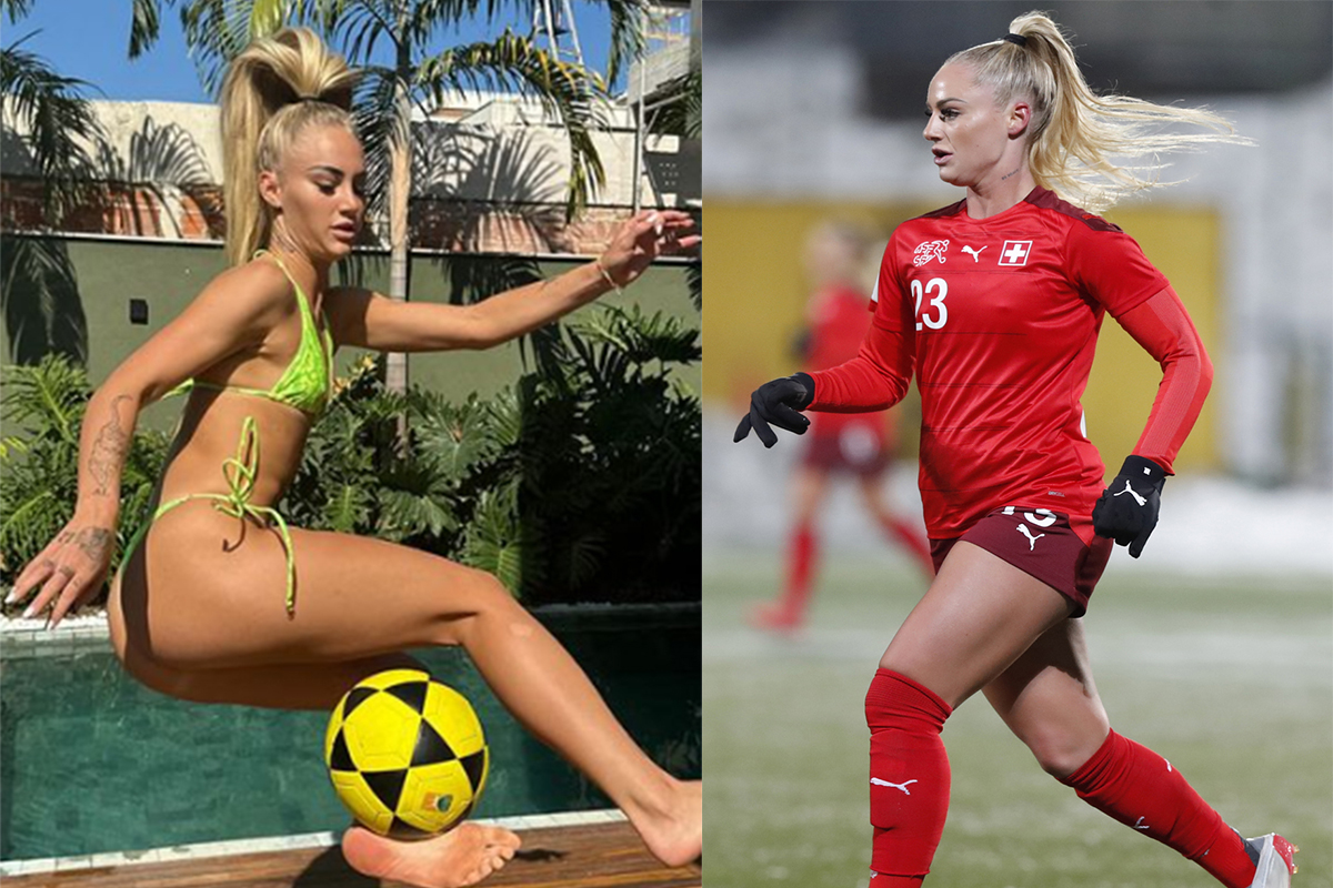 Alisha Lehmann? Lady Juventus: l’attaccante arriva col fidanzato Douglas Luiz