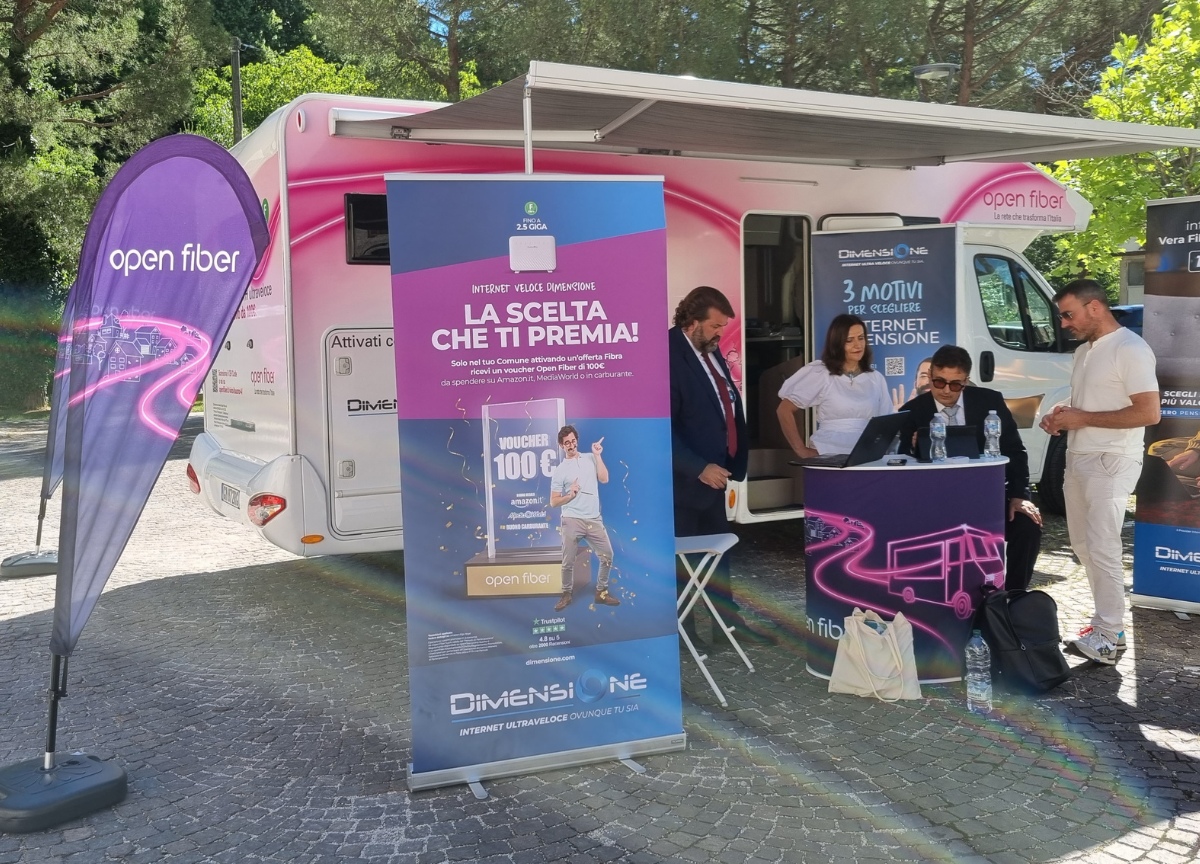 Open Fiber promuove la digitalizzazione: parte il tour in Abruzzo, Marche e Sicilia Open Fiber promuove la digitalizzazione: parte il tour in Abruzzo, Marche e Sicilia
