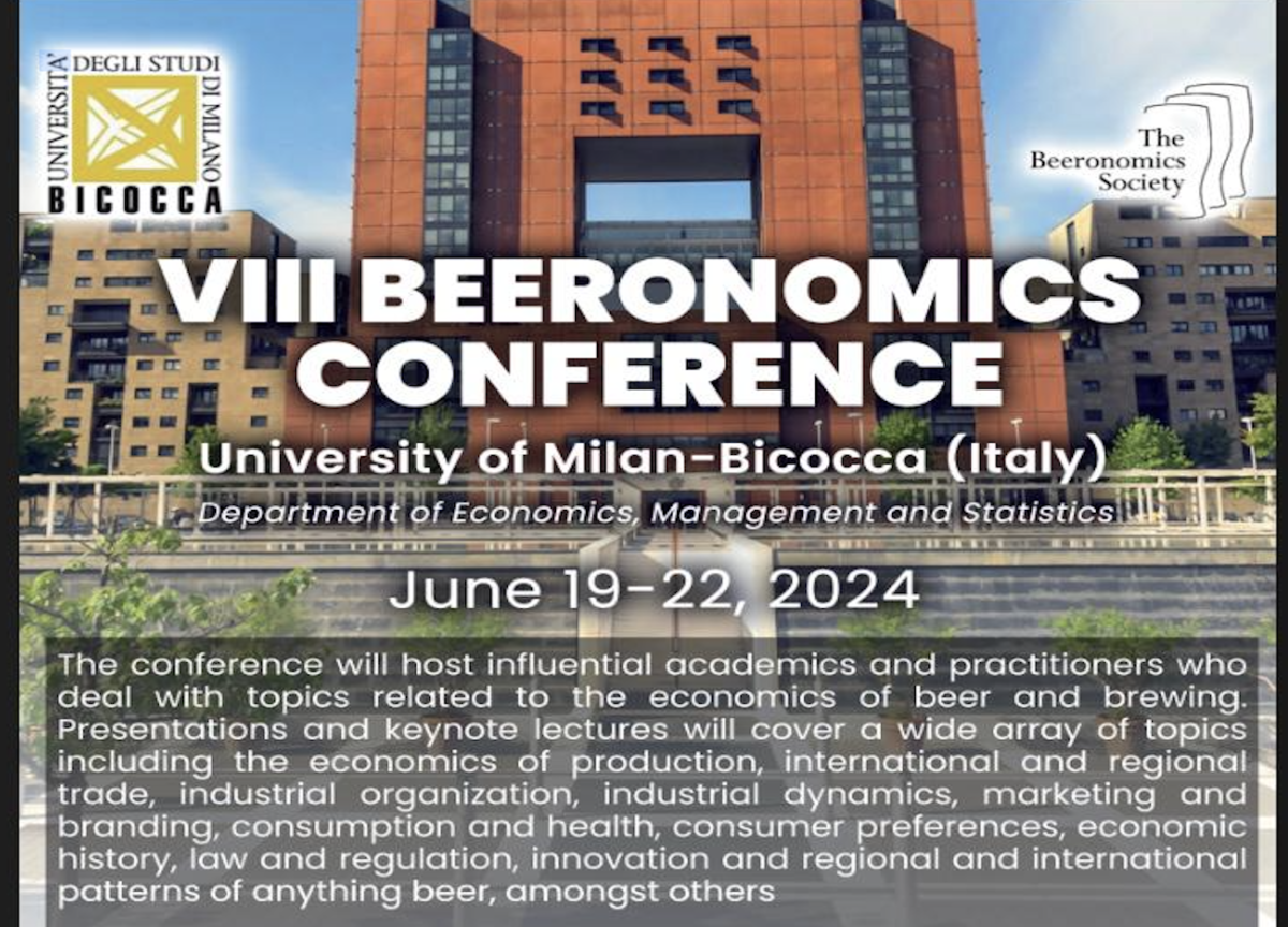 Milano, all’Università Bicocca l’VIII Beeronomics Conference Milano, all’Università Bicocca l’VIII Beeronomics Conference