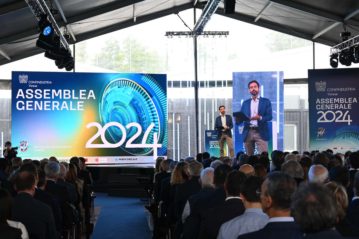 Assemblea Generale 2024 Varese con il nuovo Presidente di Confindustria Emanuele Orsini.
