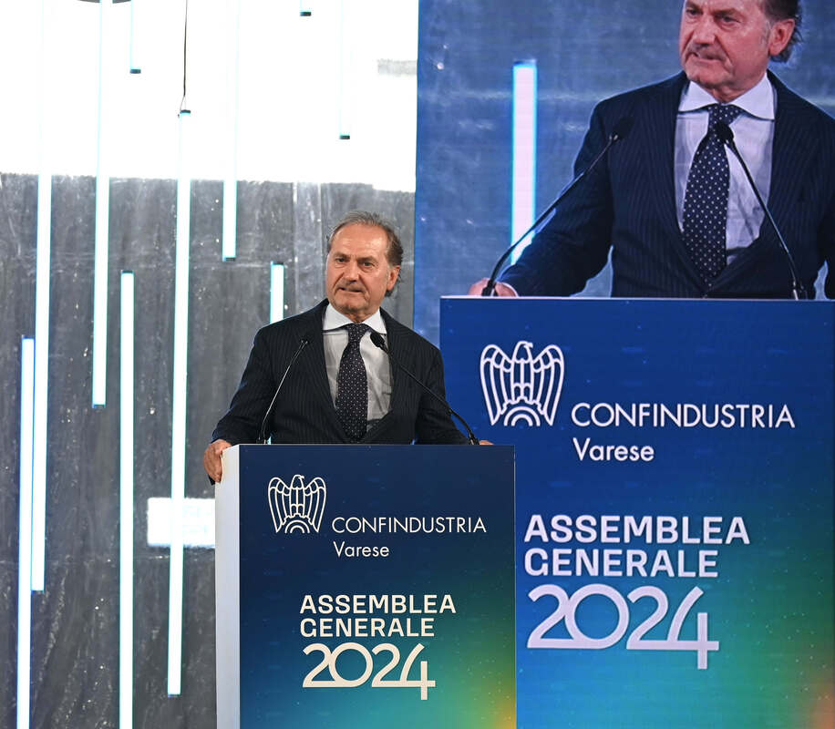 Assemblea Generale 2024 Varese con il nuovo Presidente di Confindustria Emanuele Orsini.