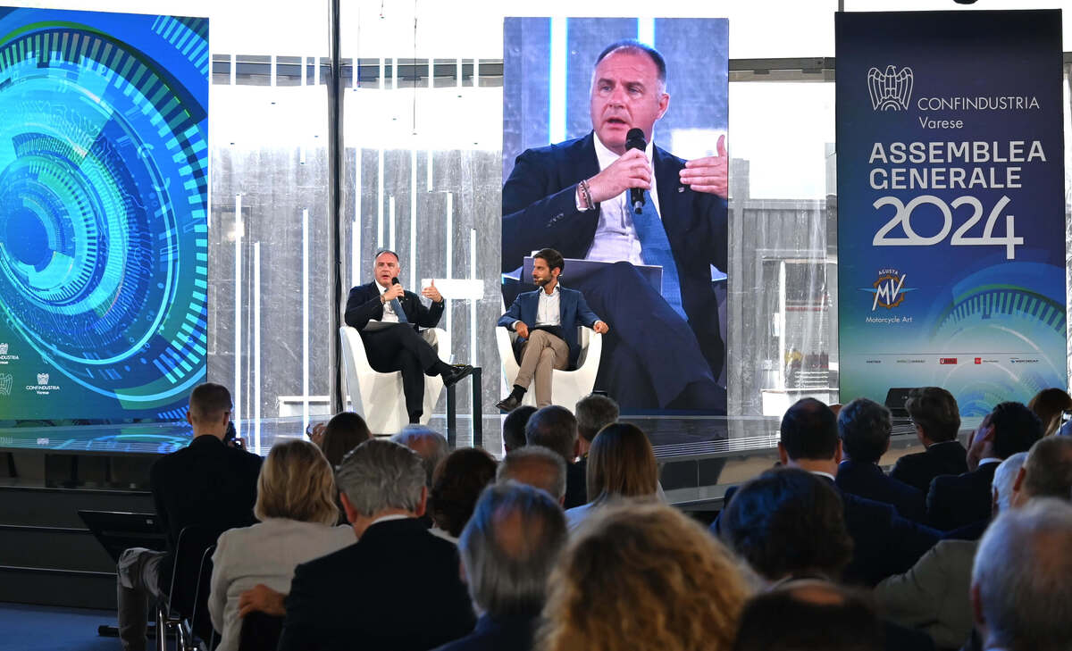 Assemblea Generale 2024 Varese con il nuovo Presidente di Confindustria Emanuele Orsini.