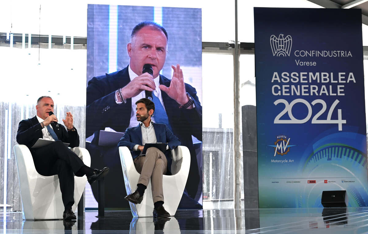 Assemblea Generale 2024 Varese con il nuovo Presidente di Confindustria Emanuele Orsini.