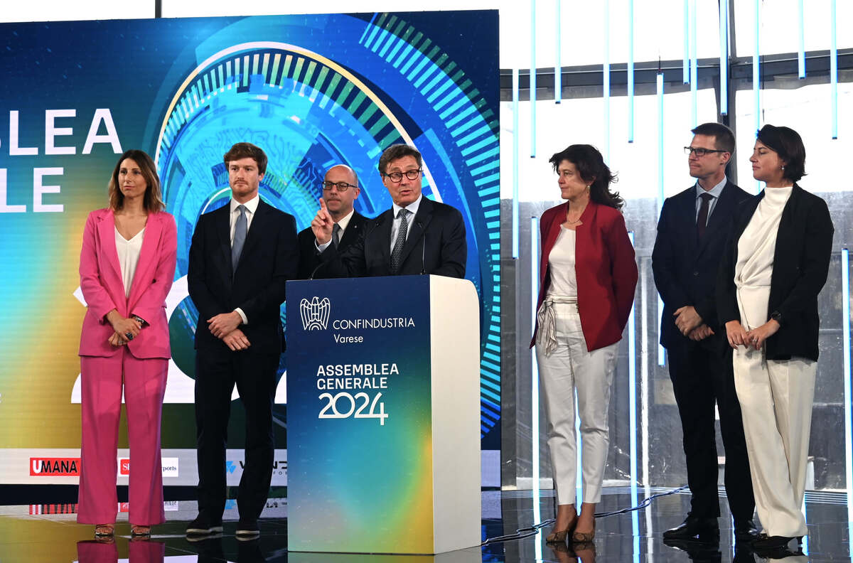 Assemblea Generale 2024 Varese con il nuovo Presidente di Confindustria Emanuele Orsini.