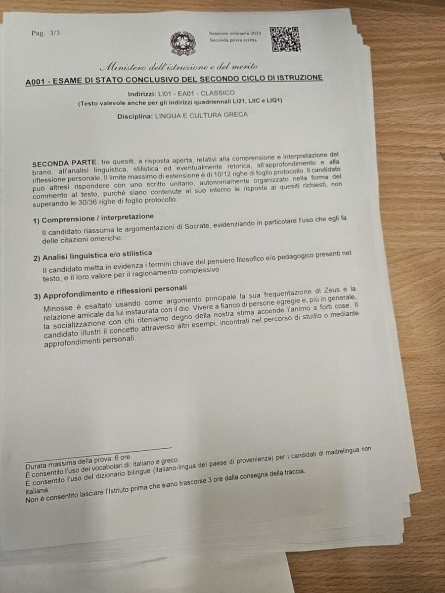 Prova di maturità