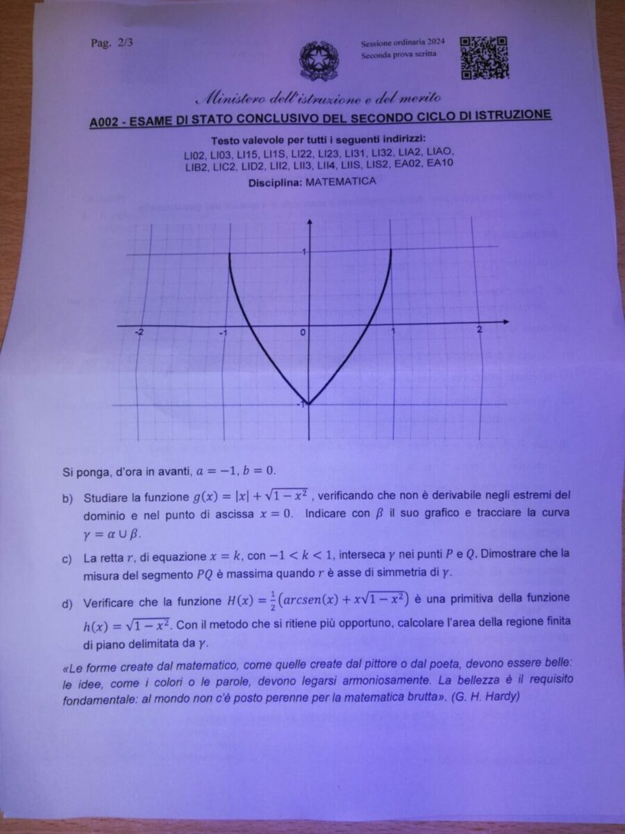 Prova di maturità