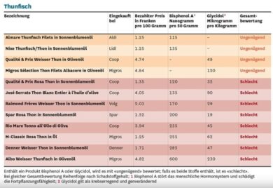 Troppo bisfenolo A nel tonno in scatola: allarme. Le marche da evitare