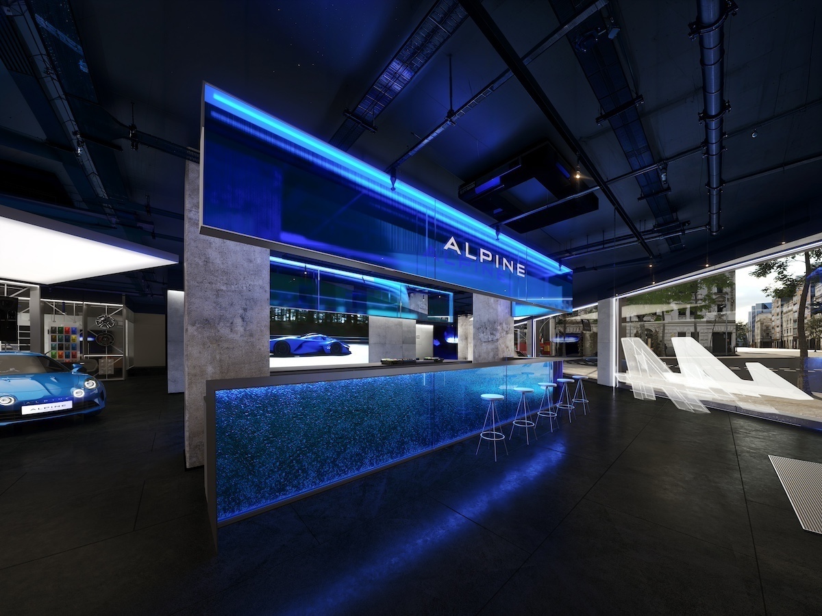 Alpine apre il primo atelier Alpine a Barcellona