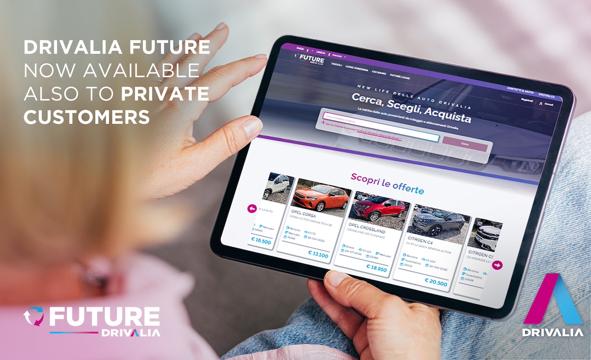 Drivalia estende Future ai privati: auto usate garantite online Drivalia estende Future ai privati: auto usate garantite online