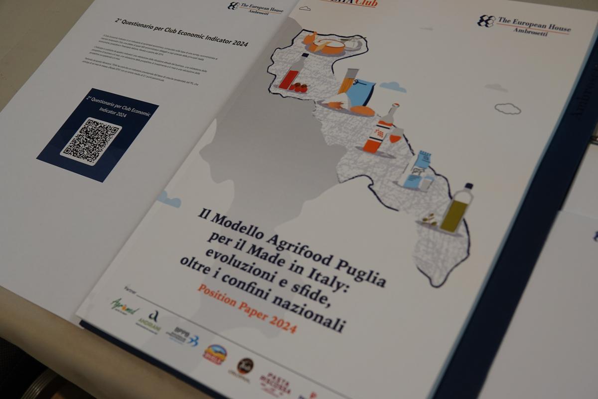 TEHA Ambrosetti: la filiera Agroalimentare pugliese sfiora i 16 mld. di euro