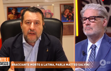 Ascolti tv, Del Debbio torna e con Salvini fa il 7,3%. Battuto Piazzapulita