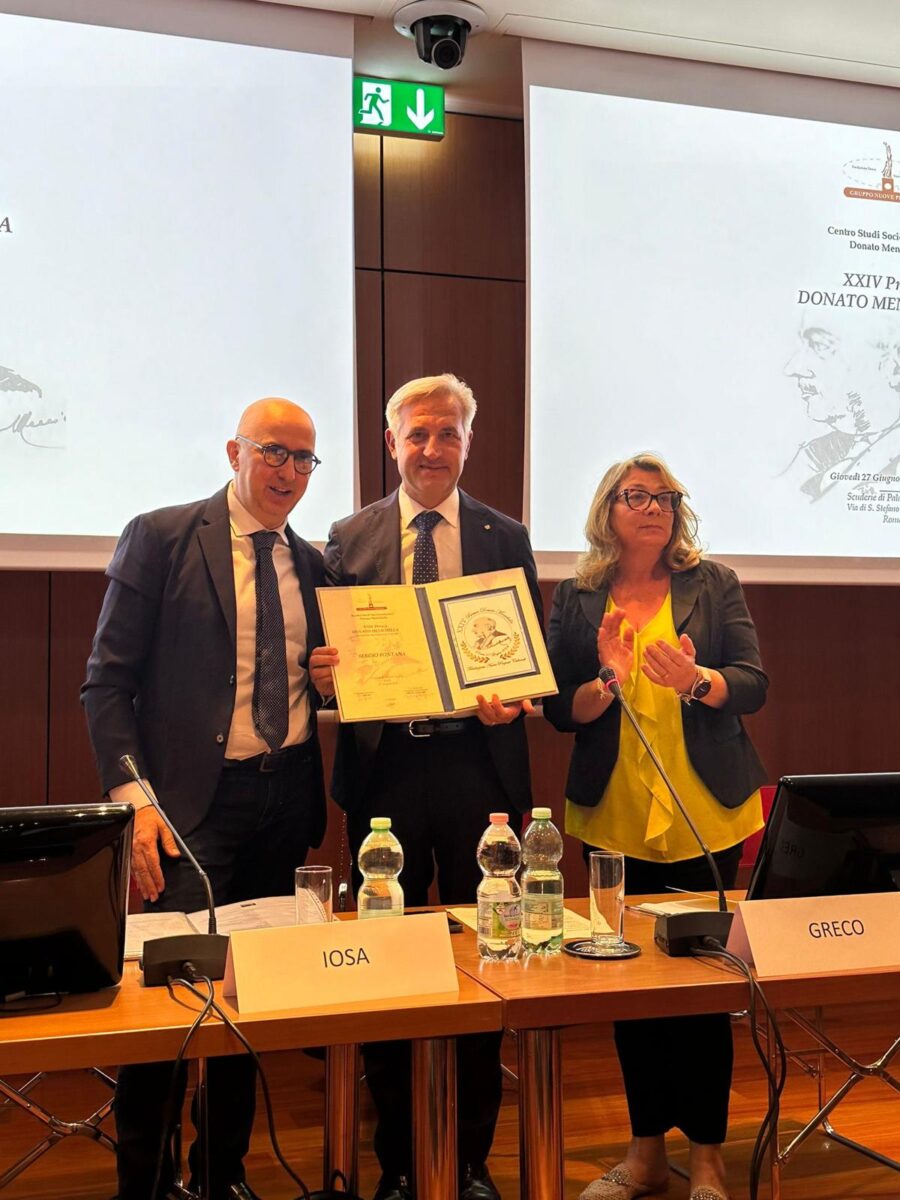 A Sergio Fontana – Farmalabor il Premio Donato Menichella 2024